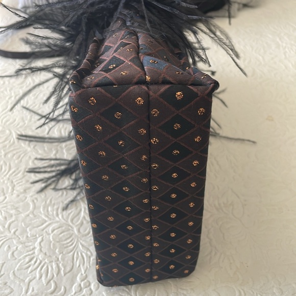 Handmade, good girl purse with feathers - Picture 4 of 4
